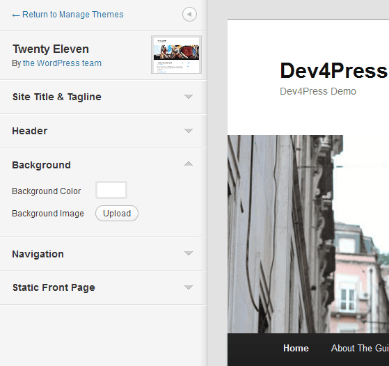 WP 3.4: Theme Customizer WP 3.4: Theme Customizer