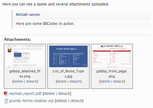 Quotes and attachments Quotes and attachments