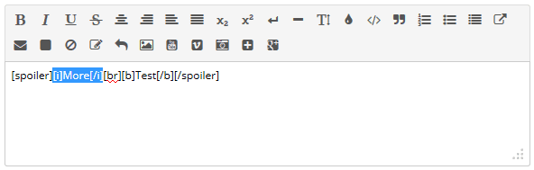 BBCodes Toolbar BBCodes Toolbar