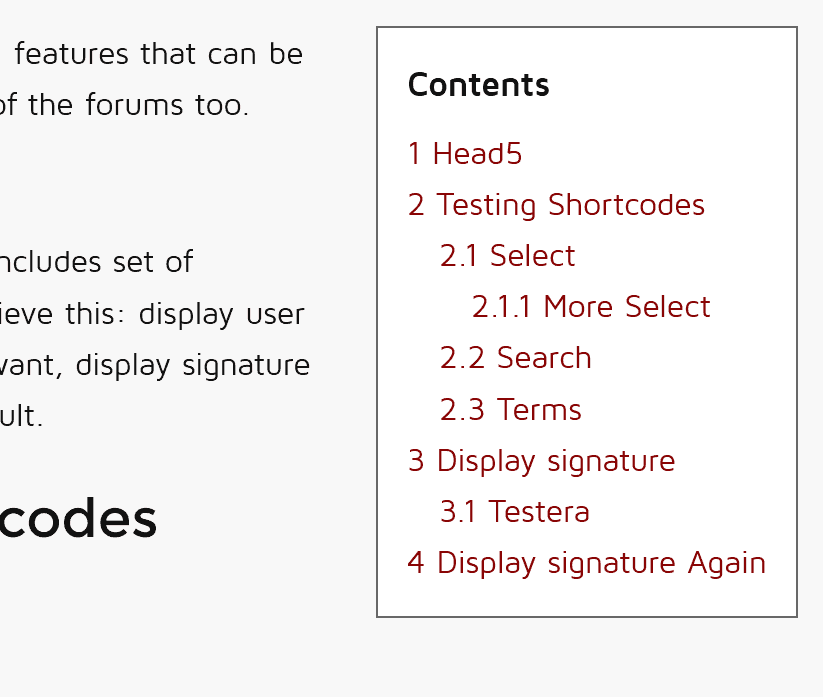 Table of Contents