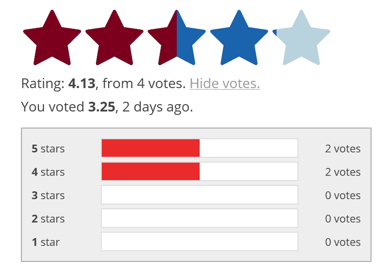 Stars Rating with custom colors