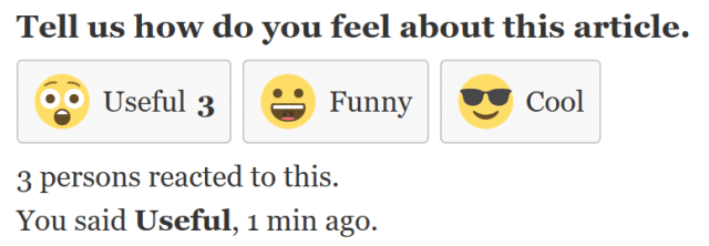 Emote set with buttons theme