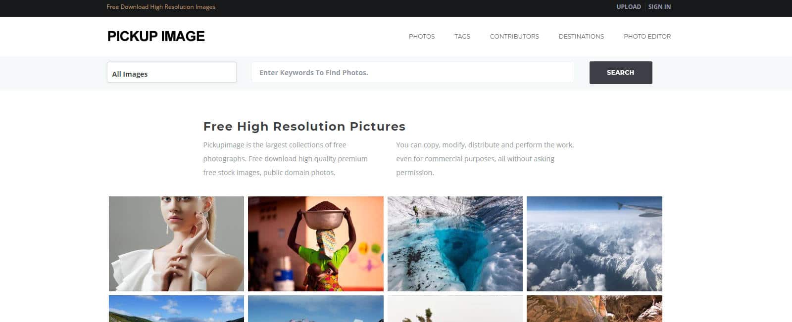 Pickup Image - Website Screenshot