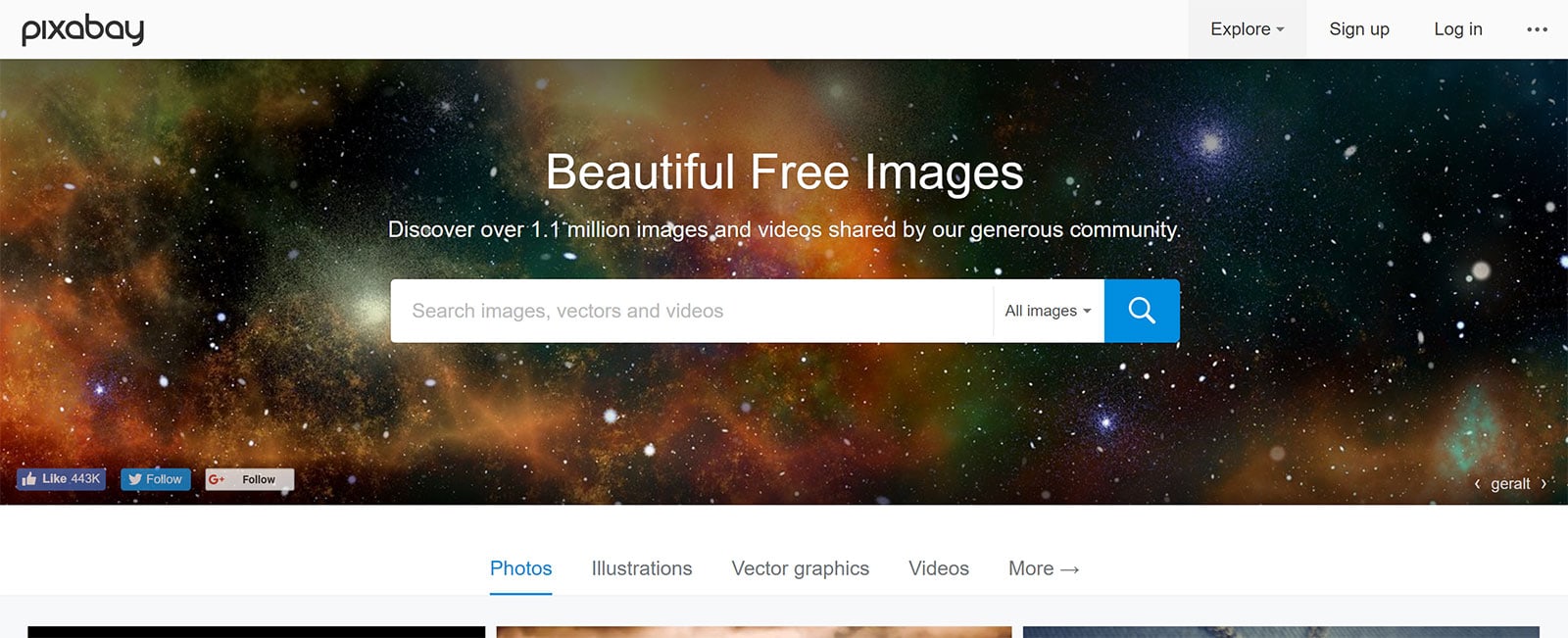 Pixabay - Website Screenshot
