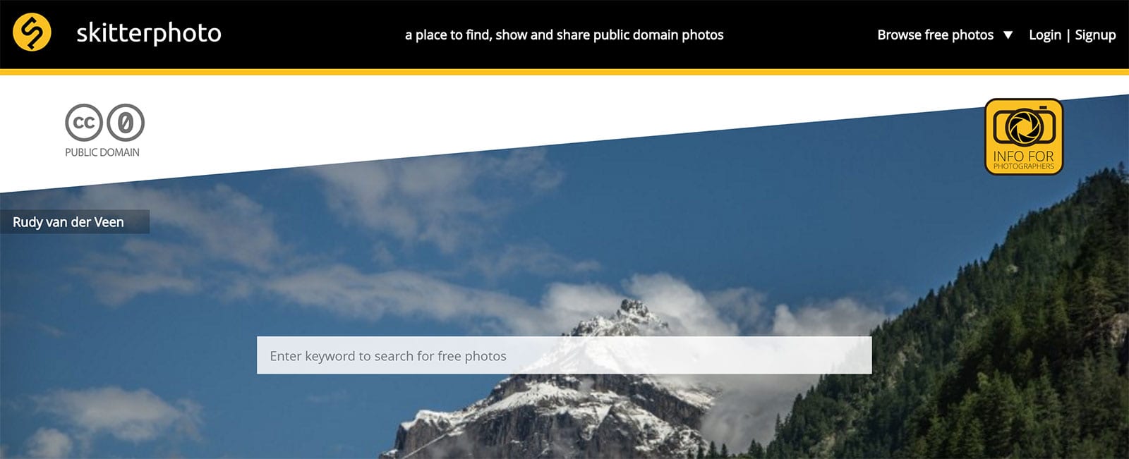 SkitterPhoto - Website Screenshot