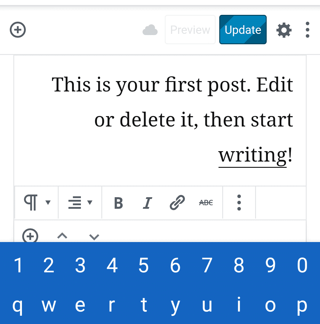 Inline image on Mobile screen