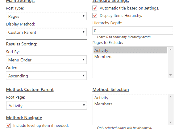 GD Pages Navigator 6.0 Interface