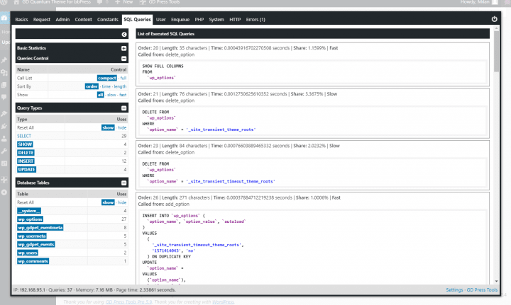 Debugger in GD Press Tools Pro