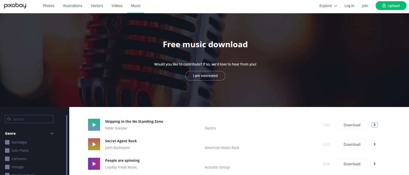 Pixabay - Website Screenshot