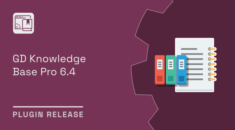 plugins relase gd knowledge base pro 6 4