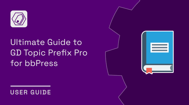 Ultimate Guide To GD Topic Prefix Pro for bbPress - Dev4Press Knowledge ...