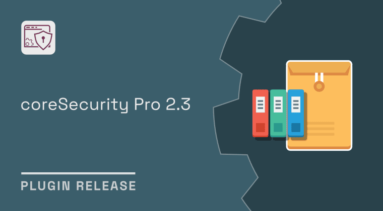 plugins relase corsecurity 2.3