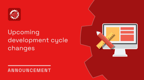 announcement upcoming development cycle changes