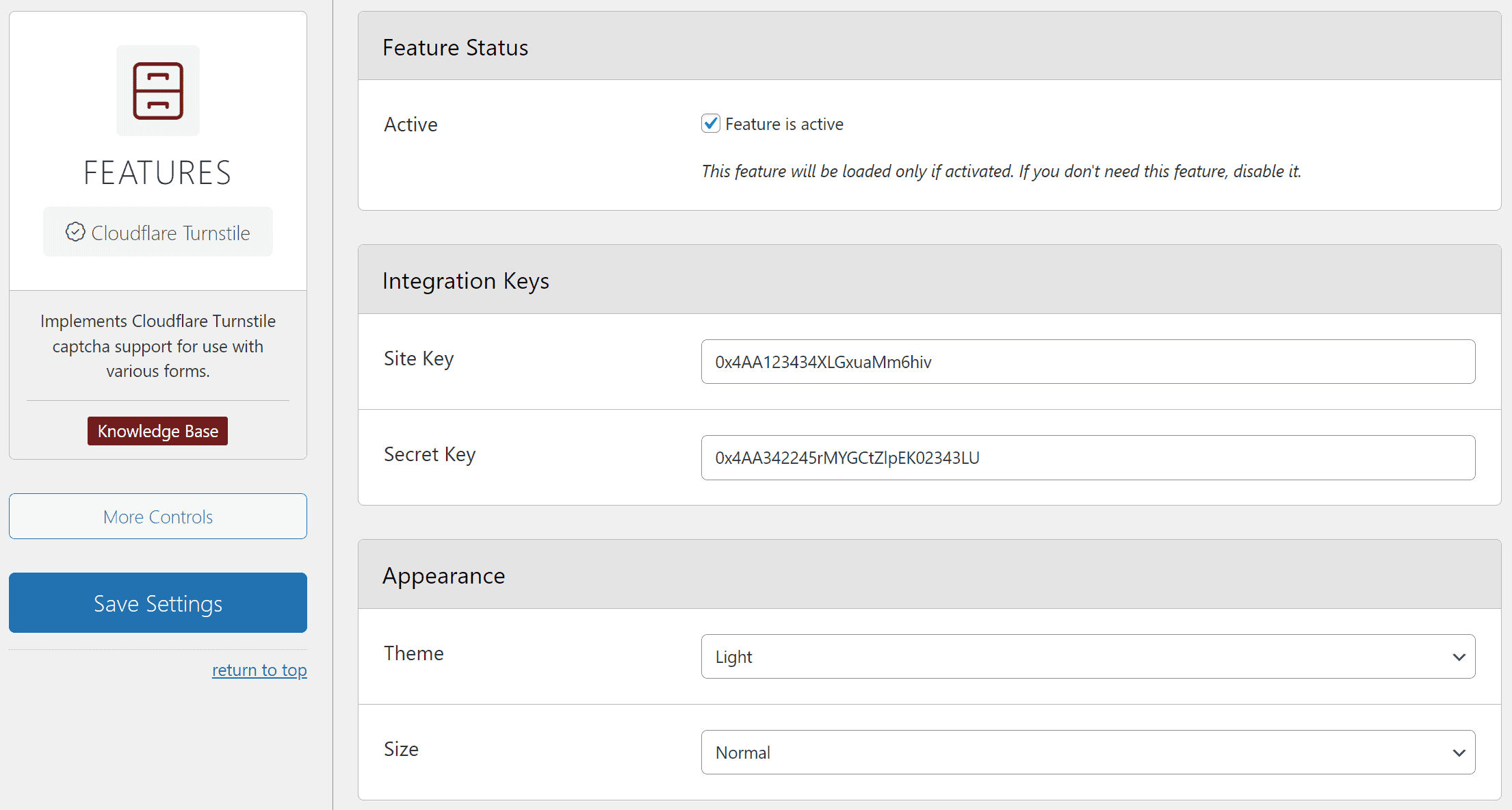 Settings for Cloudflare Turnstile.png