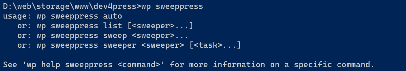 WP-CLI: Commands List