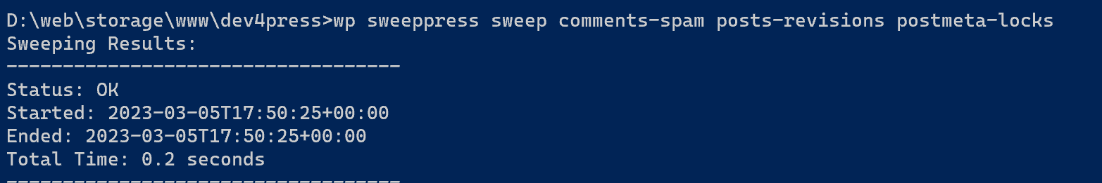 WP-CLI: Subcommand Sweeper